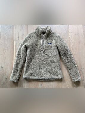 Patagonia Women's Los Gatos 1/4-Zip Fleece Pullover fuzzy outdoor hiking - small